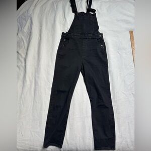 3x1 Black Denim Overalls Size LG